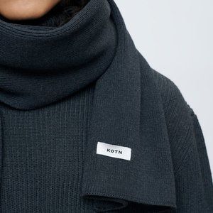 KOTN - unisex Scarf - Colour : Charcoal Melange - with tag !